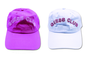 ★新品★2個セット★送料無料★GUESS A$AP ROCKY GUESS CLUB 帽子 コラボキャップ ゲス 白 ホワイト ピンク