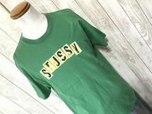 お勧め・【USA製】Stussy ステューシー アメリカ製 ロゴTシャツ L 緑　ヴィンテージ_画像3