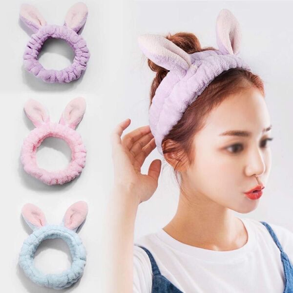ヘアバンド 洗顔用 ヘッド 伸縮性 かわいい 化粧 ヘアターバン 3個セット