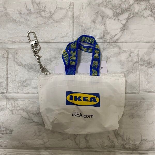 IKEA クノーリグ キーホルダー ミニポーチ ホワイト