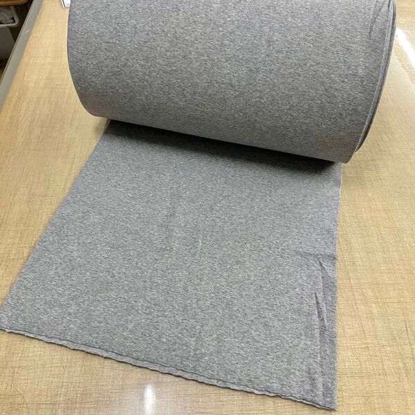 2WAY60/スパンテレコ 杢グレー 40W×1m リブニット