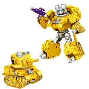 変身ロボット 変形 車 おもちゃ 可動関節 戦車とロボット