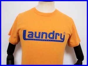 即決! 良品! Laundry ランドリー 丸胴タイプ 半袖Tシャツ メンズS
