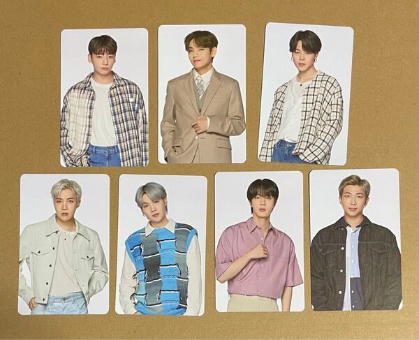 7枚 BTS CARD WALLET カードウォレット付属 フォトカードセット トレカセット まとめ売り