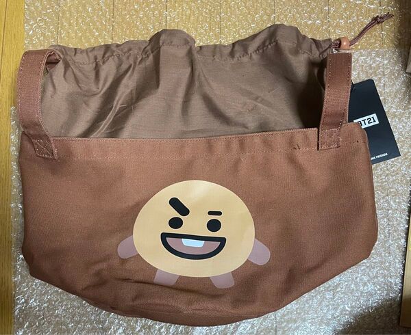 BT21 SHOOKY シュガ ファブリック収納バスケット バック
