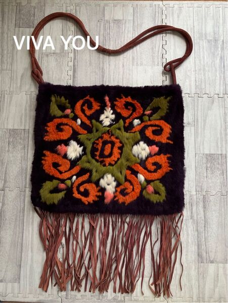 VIVA YOU ピパユー ファーショルダー バッグ