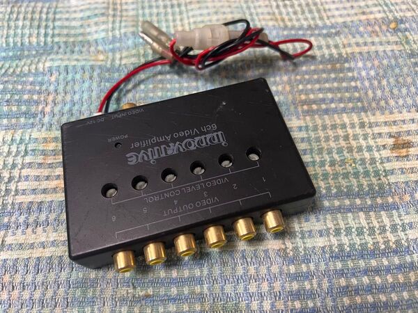 6チャンネル ビデオアンプ 12Vinnovative 6ch video amplifier