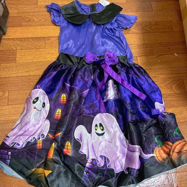 ハロウィン 仮装 魔女仮装 ハロウィン コスチューム 2点セット トウィッチ 可愛い ワンピース 子供 可愛い コスチューム