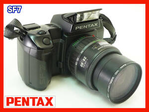 PENTAX ペンタックス AF SF7 ZOOM レンズセット 可動チェック済み 28-80mm 1:3.5-4.5 Kenko MC SKYLIGHT 1B 58mm Macro80 ブラック 必見 
