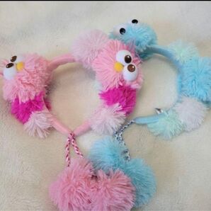 【美品】USJ セサミストリート ぽんぽん カチューシャ ペア