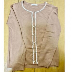 パールボタン カーディガン