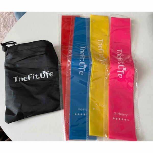 TheFitLife トレーニングチューブ4本