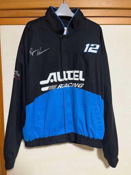 レーシングジャケット 企業ロゴ 古着