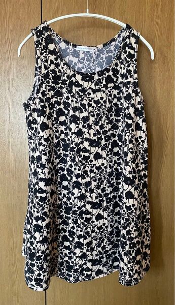 【美品】花柄 チュニック 秋・冬用