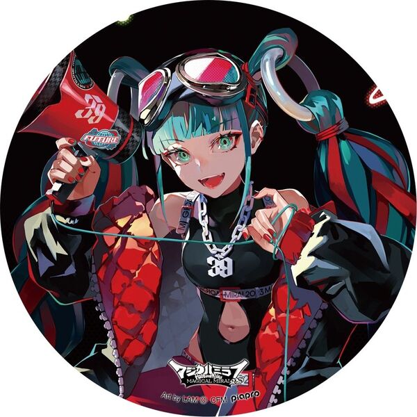 マジカルミライ 2023 コースターパブミラー 初音ミク 新品未開封品