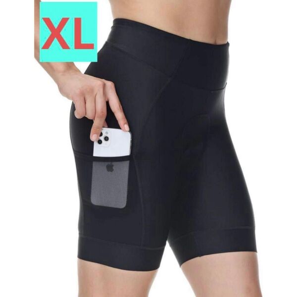 サイクリングパンツ レディース サイクルパンツ ヒップアップ ガードル 新品タグ付き パット付き XL 自転車 パンツ インナー