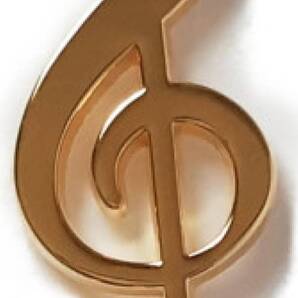 ト音記号 ピンバッジ 楽譜の記号をデザインしたピンズ バッジ