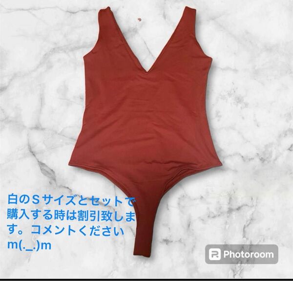 ADREAMLY ボディスーツ RED Mサイズ