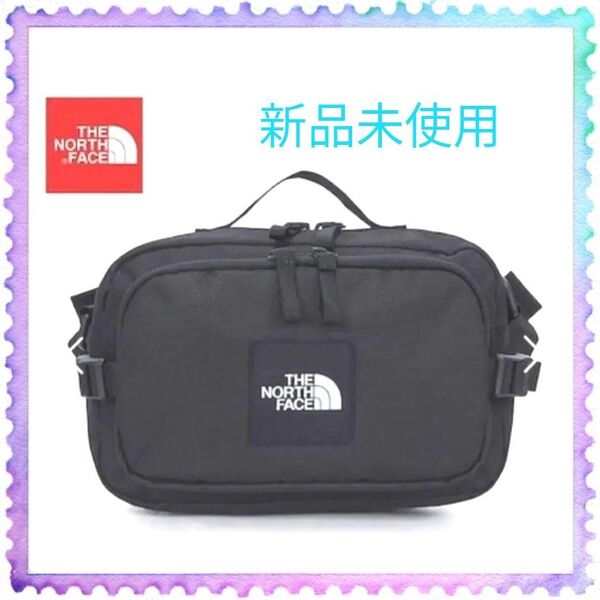 【新品未使用】ノースフェイス THE NORTH FACE 正規品 ボディバッグ ウエストポーチ 男性用 女性用 ブラック