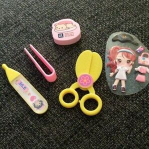 ドール遊び用小物セット ぽぽちゃん メルちゃん 着せかえシール