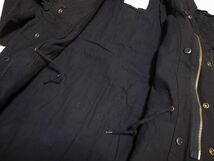 【送料無料】ミリタリーブランド ROTHCO ロスコ VINTAGE M-65 FIELD JACKET ヴィンテージ加工フィールドジャケット JKT ブラック黒 XS 新品_画像7