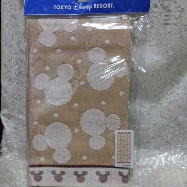 【即決】フェイスタオル ミッキー TDRディズニー パーク 未使用/未開封 送料込み