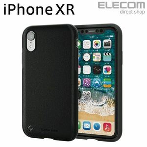 iPhonexr Case Cheely Tone Black PM-A18ctstbk Elecom