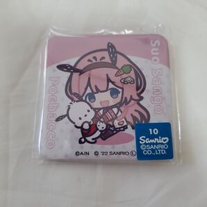 【新品未開封】周央サンゴ ポチャッコ 缶バッジ