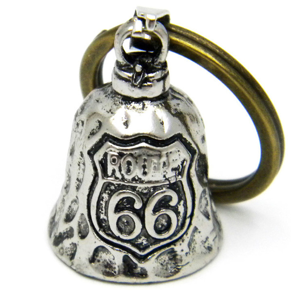 ◆ ガーディアンベル Guardian Bell ◆ 魔除け お守り バイカー キーホルダー ◆ ROUTE66 ◆ 送料無料 ◆