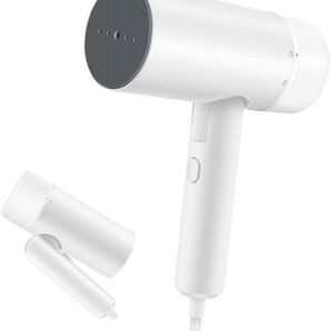 ホワイト スチームアイロン【2024最新型】衣類スチーマー 25秒立ち上がり