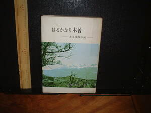 はるかなり木曽　～ある少年の記～　長野県木曽福島町に関する本です　レアな非売品
