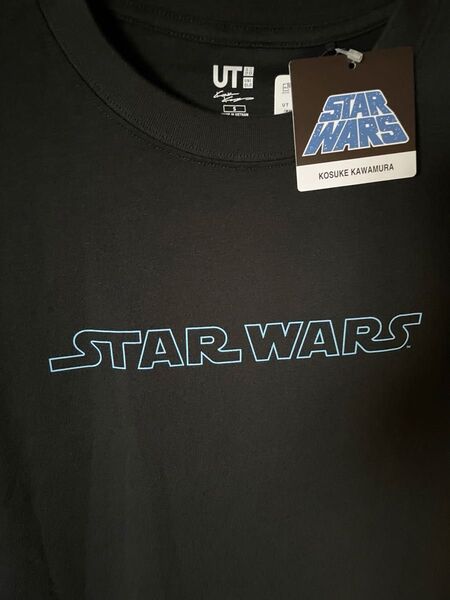 UNIQLOスターウォーズTシャツ ライトセーバー 河村康輔 Sサイズ 黒
