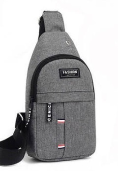 メンズ 新品 斜め掛け 2WAY ショルダーバック ボディーバック グレー