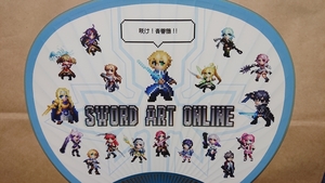 ■非売品■ソードアート・オンライン SAOゲーム攻略会議2019 ドット絵柄 ユージオメイン　うちわ　１　川原礫