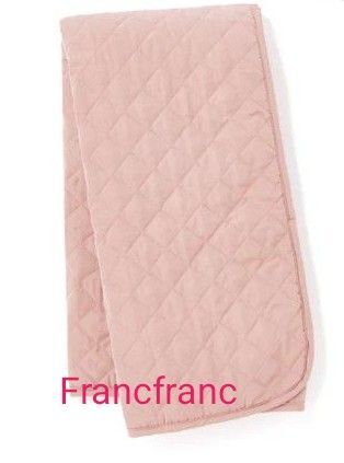 Francfranc キルティング 3WAYポータブルひざ掛け 700×1000 新品.未開封品、リボン付き★