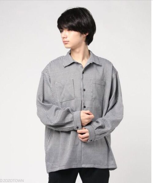 【ADRER】 ADRERドルマンスリーブオープンカラーシャツ