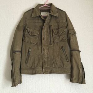  free shipping * moussy military jacket Moussy military Zip jacket 