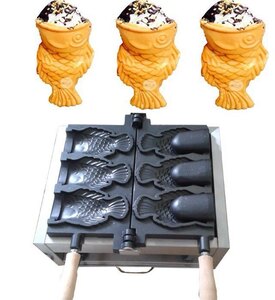 商業用電動アイスクリームたいやきメーカー