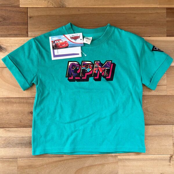 カーズ CARS マックイーン Tシャツ 90サイズ Cars Disney ディズニー 緑 グリーン