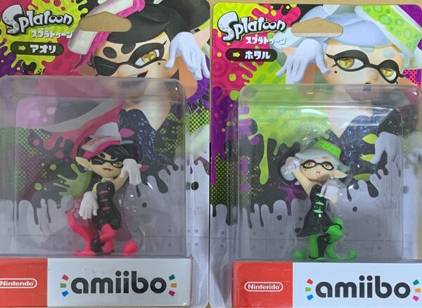 ★新品未開封★ Splatoon アオリ ホタル amiibo 2個セット