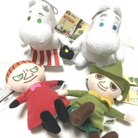 新品 送料込 ムーミン おすわりマスコット ぬいぐるみ 全種類セット マスコット