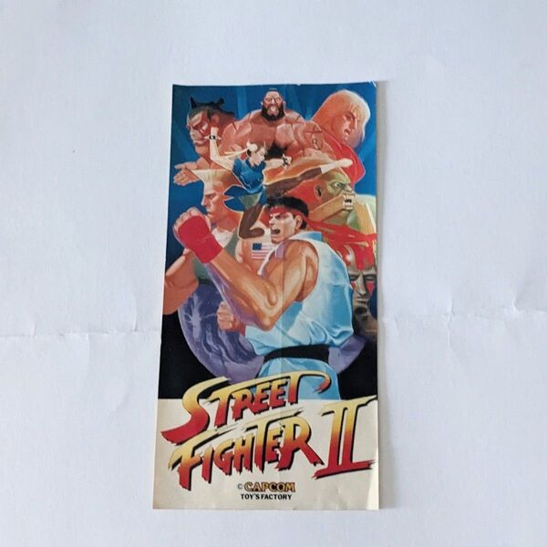 ストリートファイターII ステッカー■筋肉少女隊CD特典