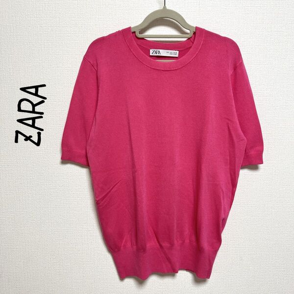 ZARA 半袖ニット サマーニット