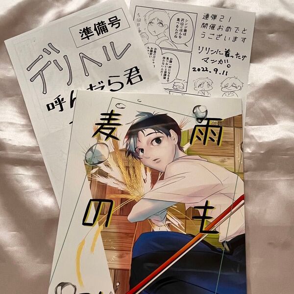エヴァンゲリオン 同人誌 カヲシン 雨もつ麦の穂