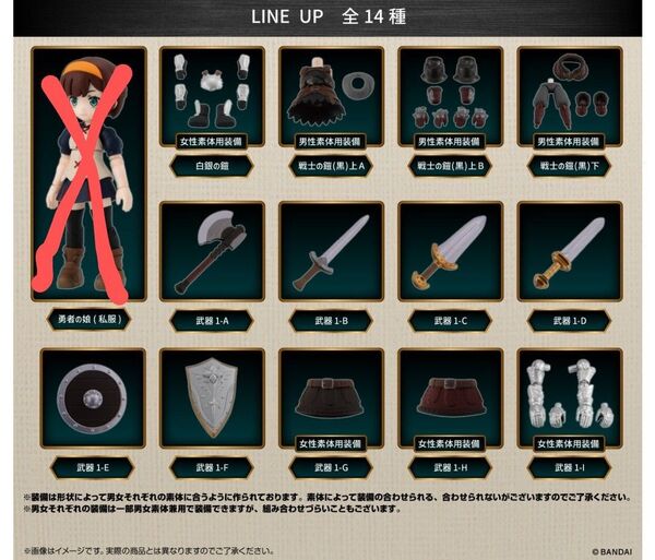 未開封 ガシャポンクエスト ノアの町編 セミコンプ13種 勇者の娘私服以外 オンライン バンダイ ガチャガチャ