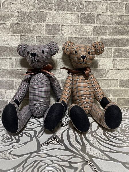 美品 BURBERRY CLASSICS ぬいぐるみ 2体セット