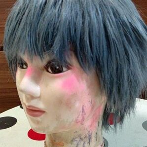 グレー ショート ウィッグ コスプレ アシスト製 短髪 男装