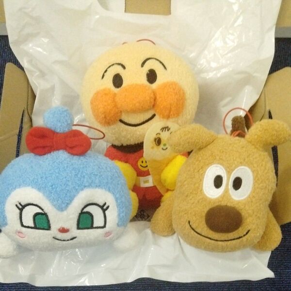 それいけ!アンパンマン ころふわ ぬいぐるみ(3点セット)アンパンマン&チーズ&コキンちゃん プライズ景品 アミューズメント専用