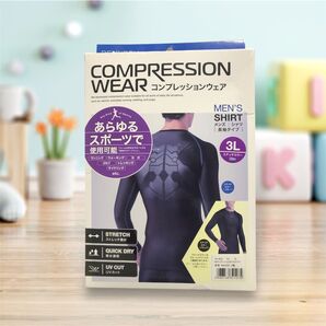 リバース(REBIRTH) メンズ コンプレッションウエア (Blue)3L③