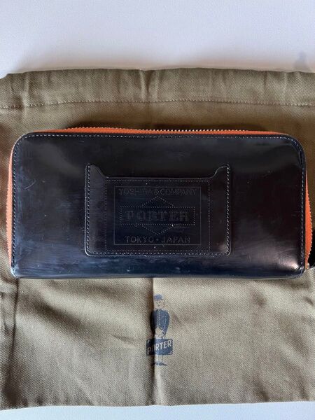 Porter ポーター LEATHER WALLET GLASS LEATHER 長財布